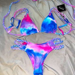 Zaful Two-piece bikini small beautiful colors NWOT